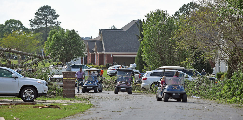 Tornado damages Eufaula